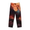 thumbnail image 2 of Haiem Sunset Blossoms Phoenix Perch Men's Pajama Pants Ultra Lightweight Pjs Bottoms Sleepwear Bottom Pants With Pocket Drawstring-Small, 2 of 7