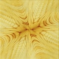 thumbnail image 1 of Ahgly Company Machine Washable Indoor Square Transitional Bold Yellow Area Rugs, 6' Square, 1 of 7
