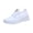 White, variant on longantii Non-Slip Walking Shoes for Women : Lightweight Comfort Casual Workout Shoes,Yoga Tennis Or Running Sneakers Dark Green