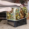 thumbnail image 2 of LedBack 2 Slice Toaster Cover for Home, Otter Daisy Print Bread Machine Cover Dust-proof Microwave Oven Cover, Lightweight Microwave Toaster Oven Cover Anti Fingerprint Oven Dust Cover, 2 of 3
