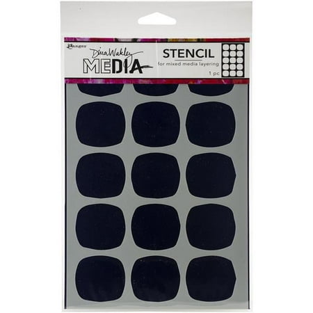 UPC: 0789541064992 | Ranger MDS-64992 Big Squovals-Stencils Dina Wakley Stencils