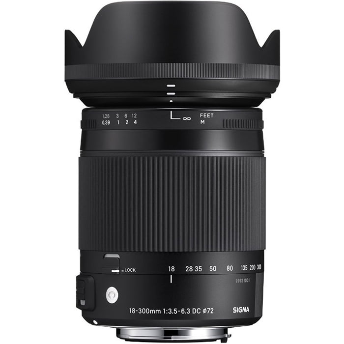 Sigma 18-300mm F3.5-6.3 Contemporary DC Macro OS HSM Lens for Nikon