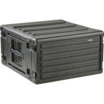 SKB 6U Roto Rack Case Polyethylene Gear Protector, Stackable, Waterproof, Black