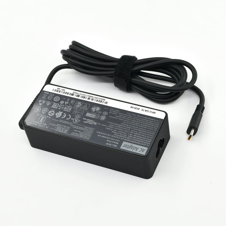 Chargeur USB-C 65 watts normal original pour Lenovo ThinkBook 13s G2 ARE  (20WC) 