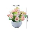 thumbnail image 4 of Feltree Botanical-Inspired Artificial Potted Plants with Flexible Stems, Non-Fading Polyester Flowers for Desktop/Shop Window Displays, 4 of 7