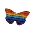 thumbnail image 3 of HDTech Rainbow Butterfly Shape Push Pop Bubble Sensory Fidget Toy for Kids, 3 of 6