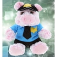 thumbnail image 4 of DolliBu Pig Police Officer Plush Toy with Cute Cop Uniform - 9 inches, 4 of 6