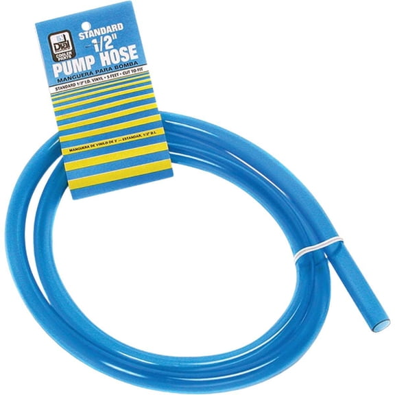 8542920,EVAPORATIVE COOLER PUMP HOSES,CLEAR VINYL 1/2" ID,Lgth Ft=5