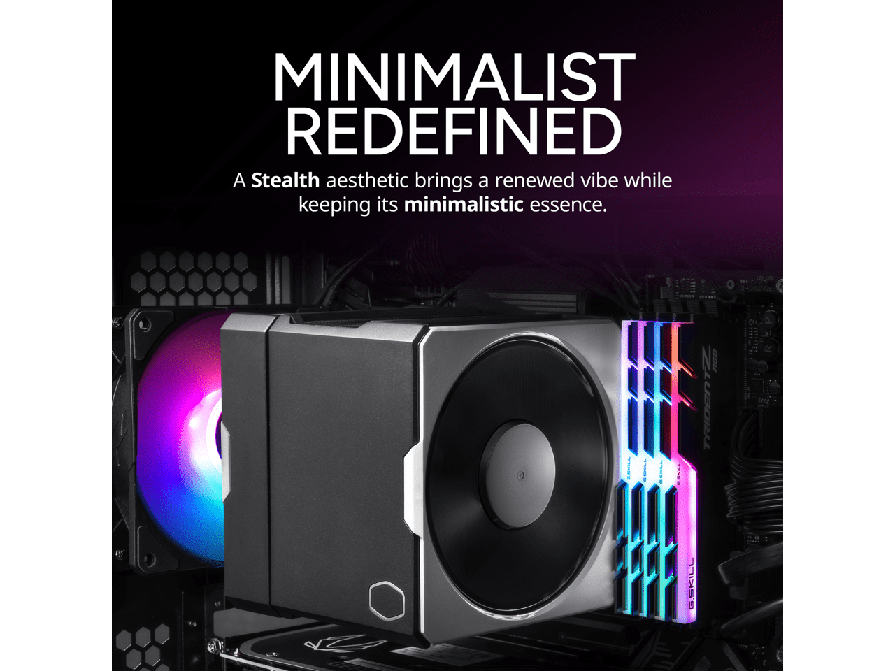 CoolerMaster Hyper 612 Apex 120mm CPU Air Cooler, Black