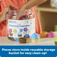 thumbnail image 5 of Learning Resources Mini Counting Cupcakes Birthday Cake Toy Counting Toy Play Food Ages 3 and up, 5 of 7