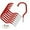 Red, variant on 8 Pcs Garage Storage Hooks - 6 x 2.6 x 0.3in Heavy Duty Steel Wall & Ceiling Mount for Bikes, Tools, Ladders(Black)