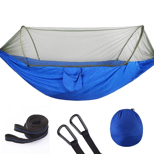 Hamaca multifuncional individual doble para acampar en la jungla con mosquitera y bolsa de almacenamiento PIX-LINK Carpas y cobertizos, accesorios