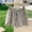 Light Gray, variant on Trendfront Girls Casual Pants Minimalist Solid Color Elastic Waist Oversized Slacks Soft Breathable Everyday Wearing Kids Long Trousers 3-12Y