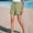 Light Green, variant on Endives Womens Short Above Knee Solid Color High Waist Cotton Linen Shorts Pants Casual Beach Shorts Loose Wide Leg Short Light Green