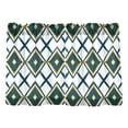 thumbnail image 7 of Yayeee Kitchen Curtains Tier Pair Light Filtering 27"x36" Rod Pocket Short Cafe Window Panel, Gold Geometric Pattern, 7 of 7
