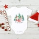 thumbnail image 1 of Mono informal de cuello redondo para recién nacido, ropa de manga corta para el día de Navidad, 1 of 5