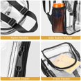 thumbnail image 5 of PVC Transparent Backpack Portable Lightweight Mini Cute Clear Bag Fashion Daypack for Work Outdoor Sports Event Concerts School, 5 of 5