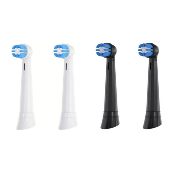 For Oral B iO 10 9 8 7 6 5 4 3 SeriesToothbrush, Soft Bristles,4PC 2White 2Black Brush Heads Toothbrush Replacement Heads for Oral-B iO Series Electric Toothbrush
