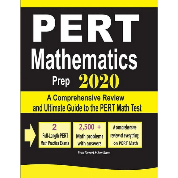 PERT Mathematics Prep 2020: A Comprehensive Review and Ultimate Guide to the PERT Math Test (Paperback)