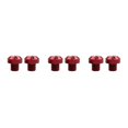 thumbnail image 3 of maskred 2 Pcs M10x1.25 Rearview Mirrors Thread Screw Bolts Plug Hole Red Positive 10mm 3Set, 3 of 6