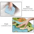 thumbnail image 4 of Landscape Canvas Outdoor Picnic Blanket - Waterproof Mat for Camping, Beach, Park - Large Size, Foldable, and Durable - Ideal for Family Picnics and Outdoor Adventures - Navy Blue Color, 4 of 6