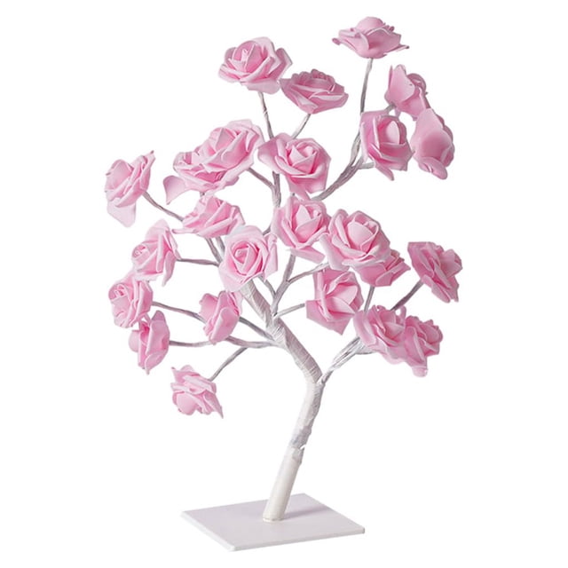 Bewildely Luces LED - Luces de árbol de rosas simuladas - Para decoración de interiores y exteriores que emiten un brillo Luces de decoración Type2 NO2