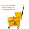 thumbnail image 3 of Staples Coastwide Professional Bucket & Side-Press Wringer 35 Qt. Yellow/Black (CW21871), 3 of 5