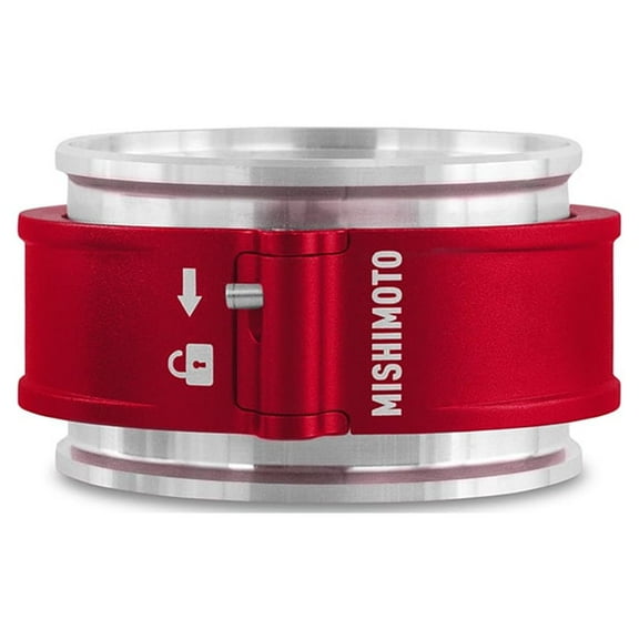 Mishimoto MMCLAMP-QD-30RD Quick Release Clamp Assembly, 3" Red