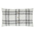 thumbnail image 5 of VHC Brands Plaid King Sham, Black, 21x38, 5 of 5