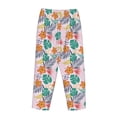 thumbnail image 5 of Naloa Tropical Plants Print Women’s Ultra-Soft Comfy Pajama Lounge Pants with Pockets & Drawstring, 5 of 8