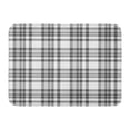 thumbnail image 1 of SIDONKU Gray Check Tartan Plaid Pattern in Grey and White Classic Checkered Swatch for Digital Table Doormat Floor Rug Bath Mat 23.6x15.7 inch, 1 of 1