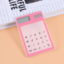 Soimiss Calculators Desktop Pink Plastic 1Pcs for Office Supplies