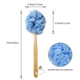 thumbnail image 4 of Holzlrgus Loofah on a Stick, Loofah Back Scrubber for Shower, Bath Sponge with Handle, PE Soft Mesh Luffas, Exfoliating Luffa for Men and Women, 4 of 7