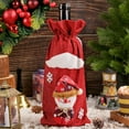 thumbnail image 5 of Bpyeka Fabric Sack1Pcs Christmas Wine Bag - Fabric with Drawstring - Bottle Bag Reusable Christmas Bottle Bag - Holiday Party DecorationFall Decor, 5 of 6