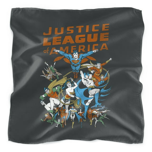 Justice League Big Group Bandana (21 in x 21 in)