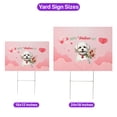 thumbnail image 5 of Happy Valentine's Day Maltese holding flowers Yard Sign Maltese Dog Lover Gifts Idea Outdoor Home Lawn Garden Porch Decor - 3005, 5 of 5