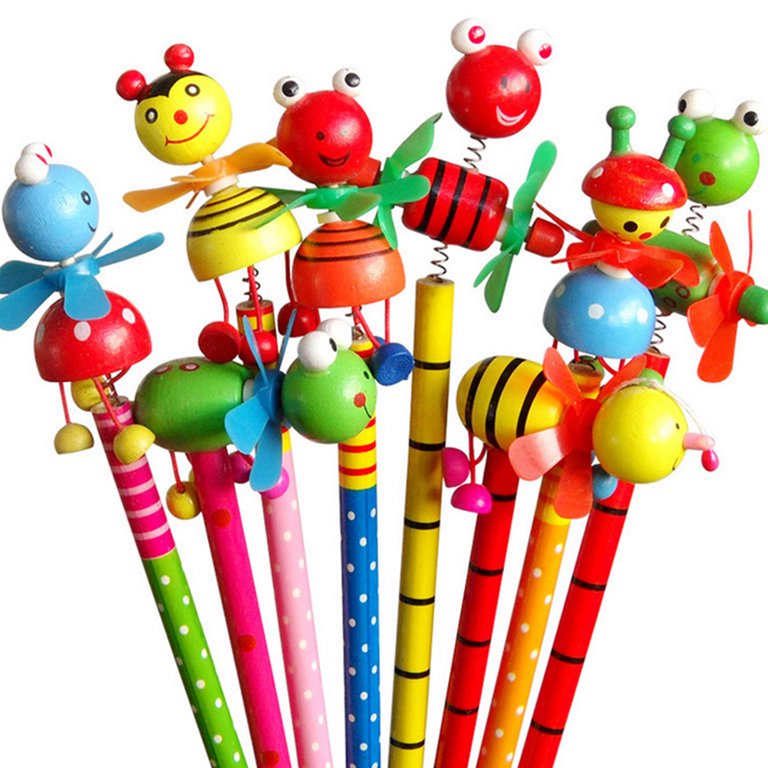 HB Wooden Pencils Rubber Tipped Swan & Sheep Designs Fun Pencils, Animal  Stationery, Kids, Students, Party Favours, Gifts Flux Crafts 