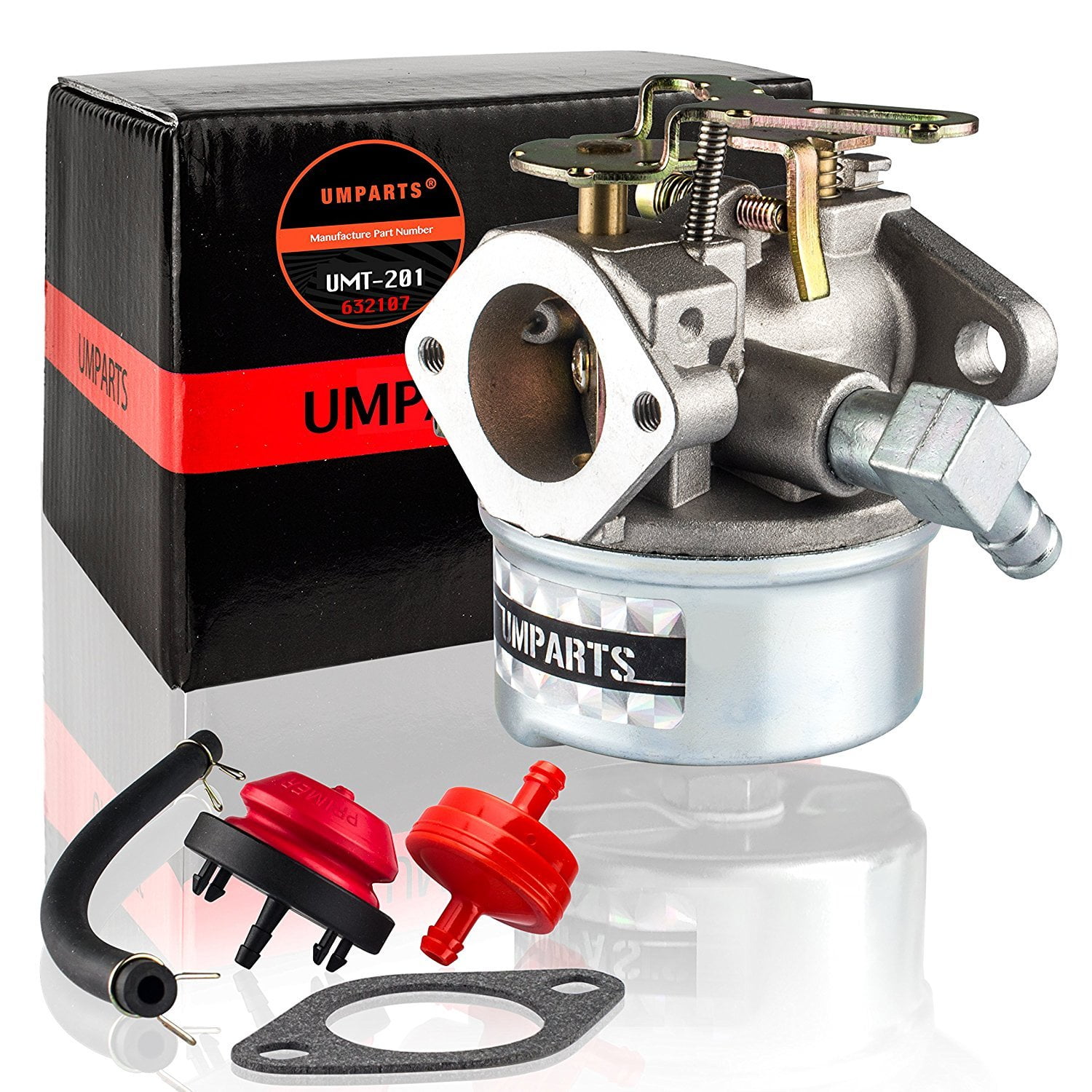 UMPARTS Tecumseh MTD 632107A 632107 640084A 640084B Snowblower Carburetor With Primer