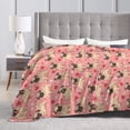 thumbnail image 5 of Pug Puppy Dog Throw Blanket, Gifts For Men Women, Soft Warm Cozy Lightweight Fleece Throw Blankets Sherpa Fuzzy Stuff For Bed Sofa Couch Chair 40"X30", 5 of 7