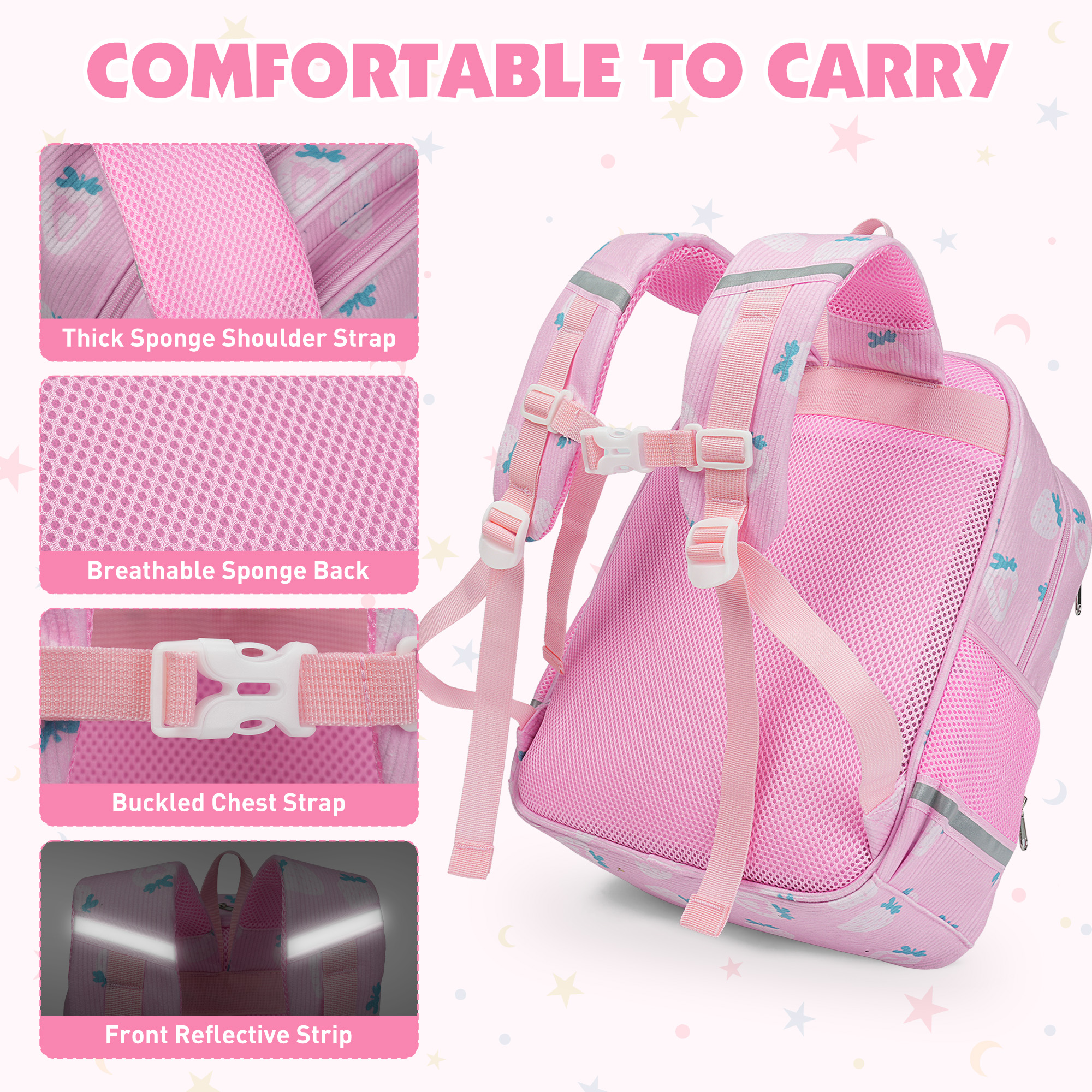 DAKIMOE Corduroy Toddler Backpack for Kids photo 5