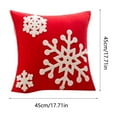 thumbnail image 3 of Christmas Throw Pillowcase for Sofa - Soft Cushion Back Cover for Living Room, Decorative Pillow for Christmas Day Holiday, 3 of 4