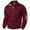 Wine, variant on ZCFZJW Mens Casual Henley Pullover Sweatshirt Lightweight Regular Fit Comfy Athletic Long Sleeve Button up Plain T-Shirts Trendy Oversized Baggy Stand Collar Tops Black L