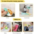 thumbnail image 5 of ACDANC Swedish Dish Cloths - 10 Pack Reusable Kitchen Dishcloths - Ultra Absorbent Dish Towels for Washing Dishes - Cellulose Sponge Cloth Cleaning Rag - Assorted Dishcloths for Washing Dishes, 5 of 7