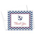 thumbnail image 1 of 50 Nautical Thank You Cards (Red & Navy), 1 of 4