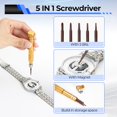 thumbnail image 3 of Watch Repair Kit, Ohuhu 192 PCS UPGRADED Heavy Duty Watch Link Removal Battery Replacement Band Tool Kit, Watch Back Remover Tool, 3 of 8