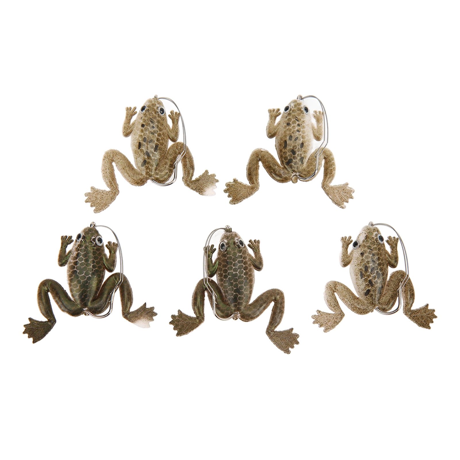 Leurre Grenouille Souple 4cm/4.8g - Lot De 6 - Pêche Eau Douce/salée - Neuf