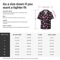 thumbnail image 7 of Naloa Breast Cancer Awareness (2) Men's Loose Fit Cuban Collar Short-Sleeve Shirt with Button-down and Chest Pocket for Everyday Wear Outings - Medium, 7 of 7