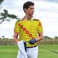 thumbnail image 3 of Honeii Multiplication Table2 Print Polo Shirt, A Classic Short-Sleeved, Button-Down Golf Shirt for Men,Mens Polo Shirts Short Sleeve-Small, 3 of 6