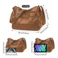 thumbnail image 6 of KXF Crossbody Bag for Women Lightweight Shoulder Bags Ladies Soft PU Leather Handbags, 6 of 9