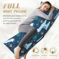 thumbnail image 5 of Lsque Alpaca Astronaut in Space Body Pillow Case Cover,Ultra-Soft Microfiber Bed Pillow Cases 20x54 inches,Elegant Bedding,Breathable Durable Pillow Cover with Envelope Closure, 5 of 8
